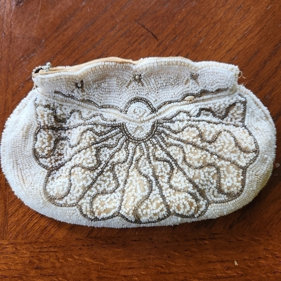 Vintage pearl beaded bag - Picture 1 of 9